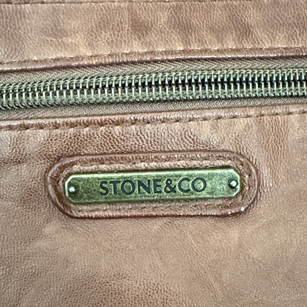 Stone & Co. Tan Leather Shoulder Bag - Picture 2 of 11